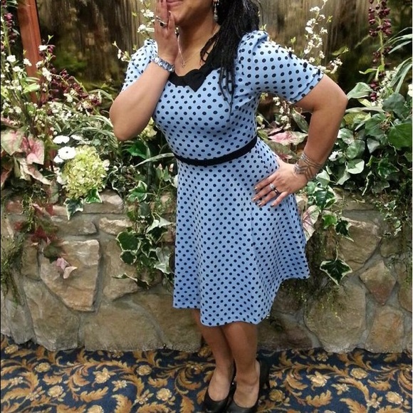 ⚫️ Polka dot pinup dress - Picture 5 of 5